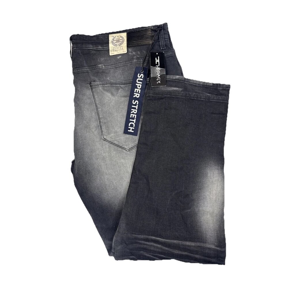 Jordan Craig Aaron 44x32 Grey Moto‎ Biker Jeans Super Stretch NWT